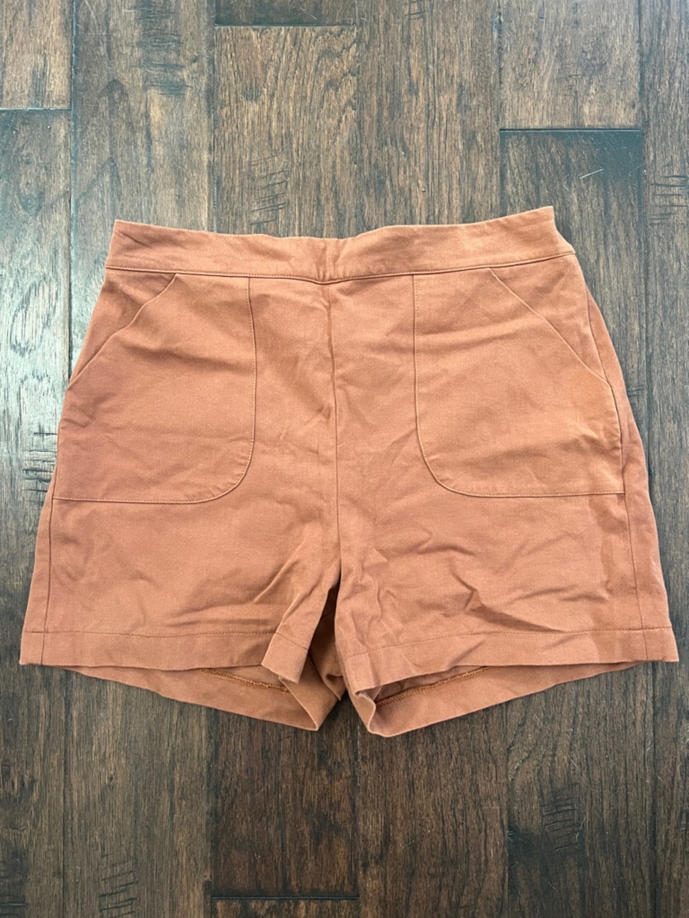 Meemoza Edie Shorts – Caramel (Denim Cotton) Size L - Canadian Made